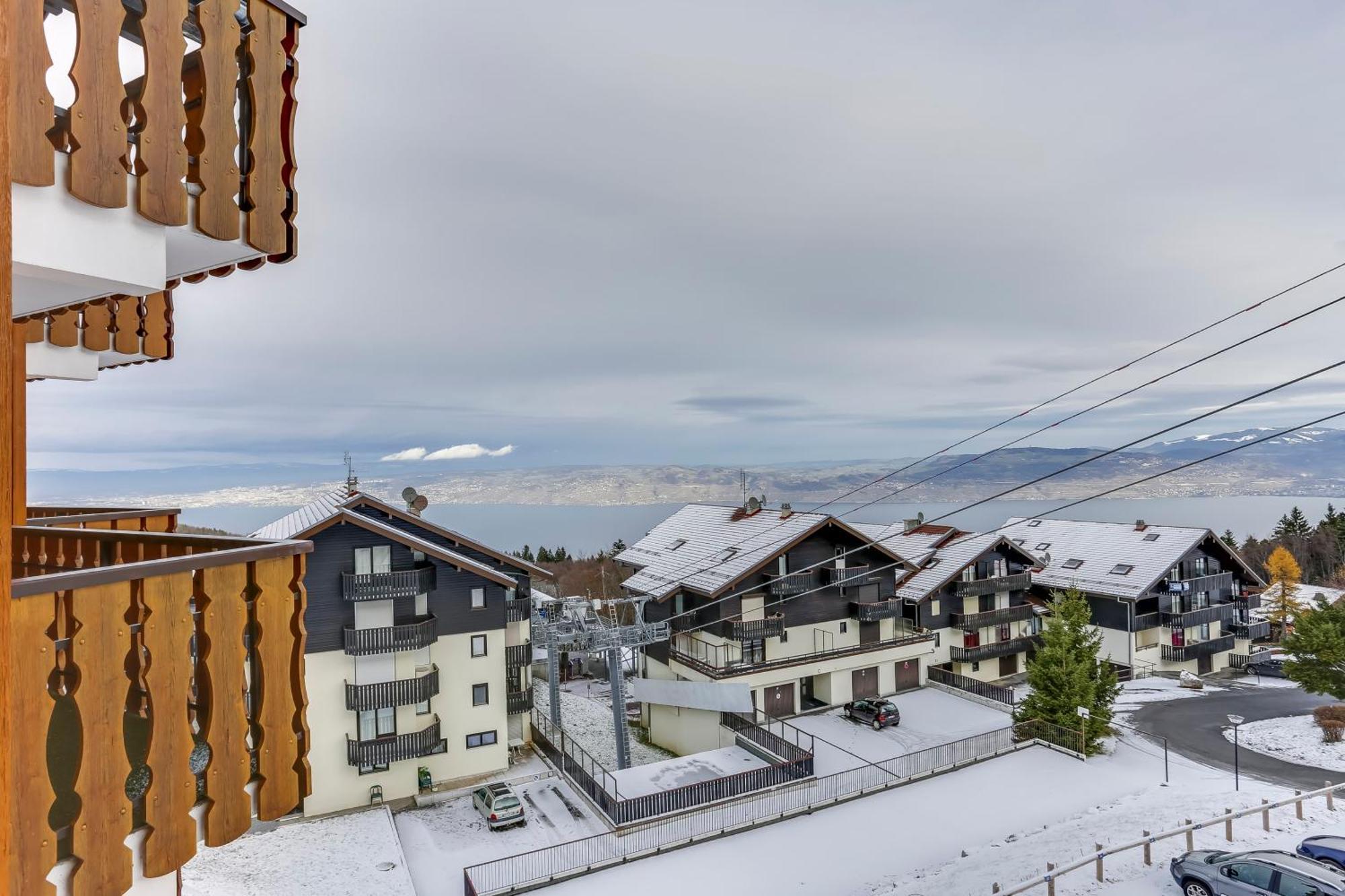 Appartement Cosy Avec Vue Sur Le Lac A Thollon Les Memises 35M² Exterior foto